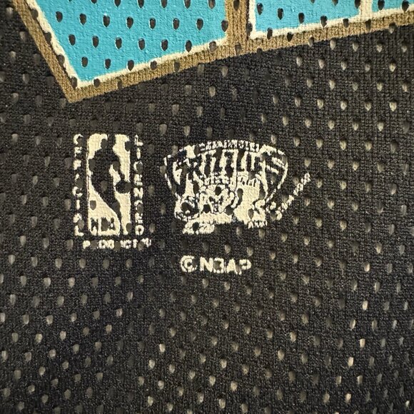 Vintage 1994 Vancouver Grizzlies Basketball NBA Teal Blue T-Shirt Ravens Mens XL - Picture 3 of 15